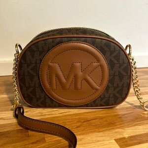 Michael Kors Travel Small Signature Logo Crossbody Bag